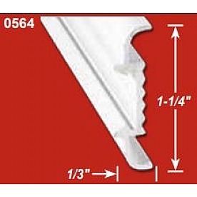 AP Products Trim Molding Insert 8' x 1/3 inch Silver - Aluminum - 021-56403-8