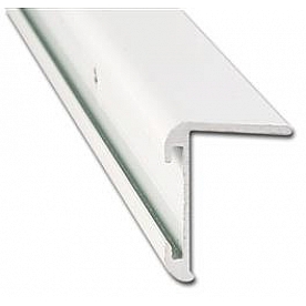 AP Products Trim Molding Insert 16' x 1-1/4 inch Polar White - Aluminum - 021-85201-16