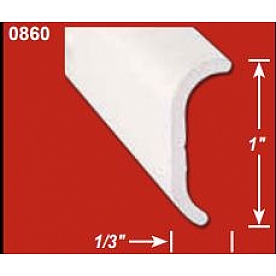 AP Products Trim Molding Insert 16' x 1/3 inch Silver - Aluminum - 021-86003-16