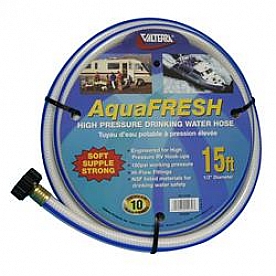 Valterra Fresh Water Hose - 1/2 Inch (-8 AN) x 15 Feet White