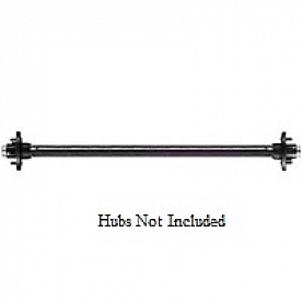 3,500 Lb. Straight Axle Assembly With Hydraulic Brakes & 5-Bolt On 4-1