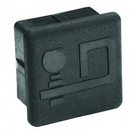 Draw-Tite Trailer Hitch Cover - Rubber - 7010