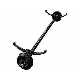 Conn X Leaf Spring Trailer Axle - 79-1/2 Inch Hub Face - 7000 Lbs - V000193553