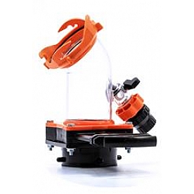 Camco Sewer Waste Valve Fitting - 45 Degree 3 Inch Bayonet Swivel