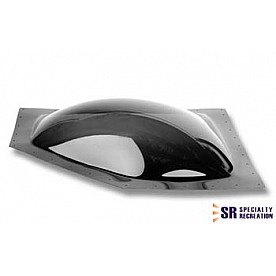 Specialty Recreation Neo Angle Skylight 24 Inch x 11 Inch - Smoke Black - Single - NSL208S