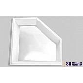 Specialty Recreation Neo Angle Skylight 26 Inch x 13-1/2 Inch - Single - NN2412D
