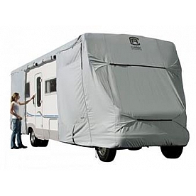 Classic Accessories PermaPRO RV Cover 20 Feet Class C Motorhomes - Gray Polyester 