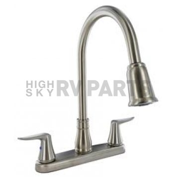 Valterra Faucet - Kitchen Or Galley  Plastic Brushed Nickel Plated - PF221404
