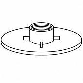 Custom Rotor Molding Waste Holding Tank Raised Threaded Spin Fitting - 1-1/4 Inch