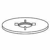 Custom Rotor Molding Waste Holding Tank Flush Threaded Spin Fitting - 1-1/2 Inch