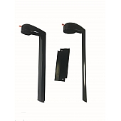 Carefree RV Alpine Slide-Out Awning Mounting Kit - Short Black - KGJVS15