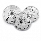 Dicor Corp. Wheel Cover 19.5 inch 10 Lug Style - Stainless Steel Set Of 4 - SHAG95 