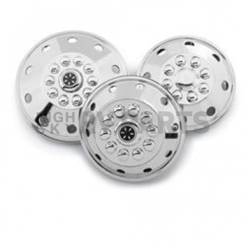 Dicor Corp. Wheel Cover 19.5 inch 10 Lug Style - Stainless Steel Set Of 4 - SHAG95 