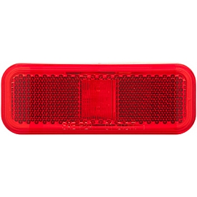 Optronics Clearance Marker Light - 4 Inch x 1-1/2 Inch Red - MCL44RB1