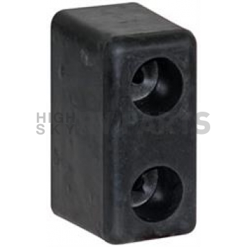 Buyers Products Door Stop Bumper - Black Rubber - Set of 2 - B5500