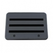 Norcold Refrigerator Vent - 21 Inch x 13 Inch Gray Plastic - 621156AG