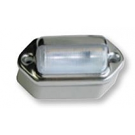 Optronics License Plate LED Light - with Chrome Plated Stainless Steel Bezel -LPL31CS