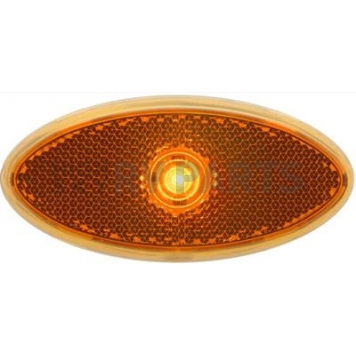 Optronics Clearance Marker Light Oval Amber - MCL0028ABB