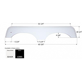 Icon Fender Skirt Jayco Eagle/ Jay Flight / Flight G2/ Bungalow/ Qwest/ Octane ZX/ Recon 65 x 10 Inch 
