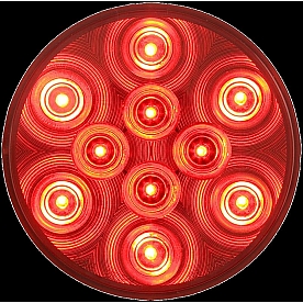 Optronics Trailer Stop/ Tail/ Turn Light Red Round - STL43RBP