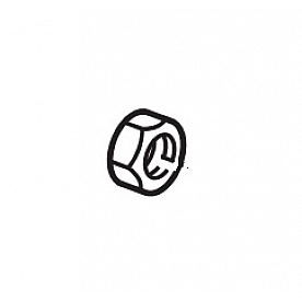 Dexter Trailer Leaf Spring Nut for 10K Axle - 5/8 Inch-11 UNC Thread - 006-038-00