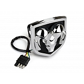 TFP (International Trim) Trailer Hitch Cover 1-1/4 Inch/ 2 Inch Silver - 43038LHC