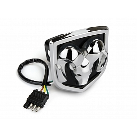 TFP (International Trim) Trailer Hitch Cover 1-1/4 Inch/ 2 Inch Silver - 43038LHC