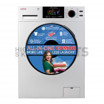 Pinnacle Appliances Clothes Washer/ Dryer Super Combo Unit 18 Pound Capacity Front Load - 215500W-1