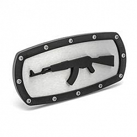 All Sales Trailer Hitch Cover 2 Inch Aluminum/ Stainless Steel - 1044K