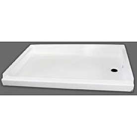 Specialty Recreation Shower Pan 24 Inch x 36 Inch White Rectangular - SP2436WRHD