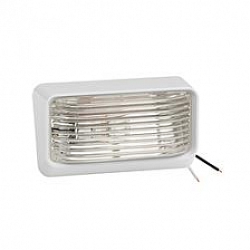Bulldog Porch Light Rectangular Clear White 3478515