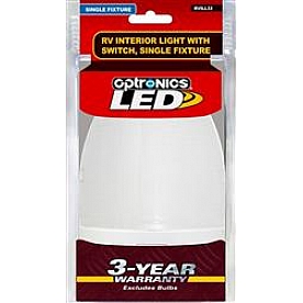 Optronics RV Interior Light 9 LED White Set Of 6 - RVILL33FS