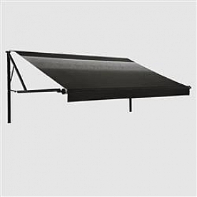 Dometic 9100 Power Patio Awning - 12 Foot Length x 8 Foot Extension - Onyx Vinyl - 915NR12.30TUL
