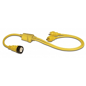 Marinco Power Cord Adapter Y-Type 30 Amp - RY504230
