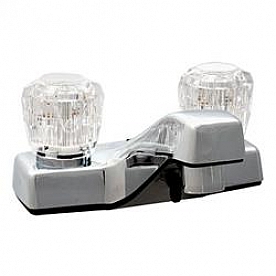 Phoenix Products Lavatory Faucet - Chrome Plated Plastic - PF212303