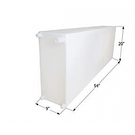 Icon Fresh Water Tank 39 Gallon 54 Inch x 9 Inch x 20 Inch - 12714