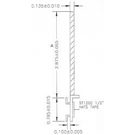 AP Products Slide Out Seal - 35' EK Base - 018-317