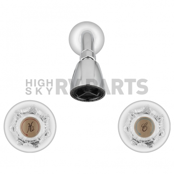 Dura Faucet Shower Control Valve - Knob Type Chrome Polished - DFSA601ACP