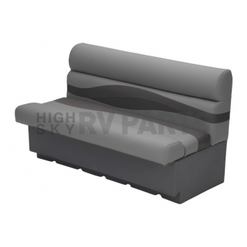  Taylor Made Boat Bench Seat Charcoal - 50 Inch Platinum Series - 803554-2