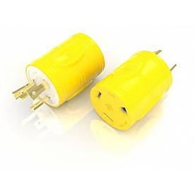 Furrion Power Cord Plug End - 30 Amp RV Female Connector To 30 Amp Locking Male Plug - 110574