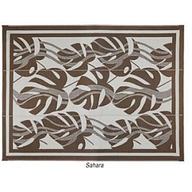 Faulkner RV Patio Mat 18 Feet x 9 Feet Brown And Tan - 48934