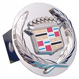 Automotive Gold Trailer Hitch Cover 2 Inch Stainless Steel - TCADC