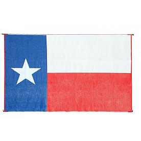 Camco RV Patio Mat 12 Feet x 9 Feet Texas Flag - 42860
