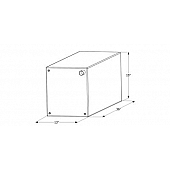Icon Fresh Water Tank 30 Gallon 13 Inch x 36 Inch x 15 Inch - 12497