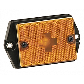 Wesbar Trailer Clearance Light Amber Rectangular - 203131