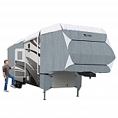 Classic Accessories PolyPRO Cover 41- 44' Fifth Wheel Trailers - Gray with White Top 