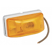 Wesbar Trailer Clearance/ Side Marker Light Amber Rectangular - 203233