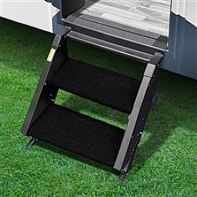 Prestofit Entry Step Rug 17-1/2 Inch Obsidian Black - 20230