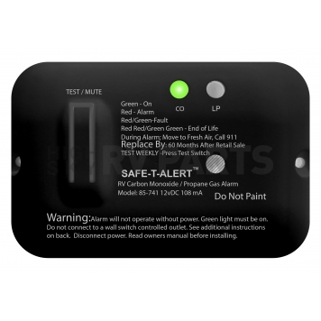 MTI Industry Carbon Monoxide/ Propane Leak Detector 85741BL