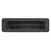 RV Designer Heating Cooling Register Rectangular Black - H841
